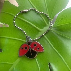 Coach LadyBug Keychain🐞